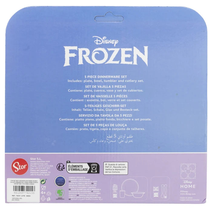 Stor 5 Pcs Frozen Cutlery Set - Magical and Kid-Friendly Stor 5 Pcs Frozen Cutlery Set - Magical and Kid-Friendly