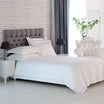 Givi Lulu Richmond 6-Piece King Duvet Cover Set – White (No Filling)