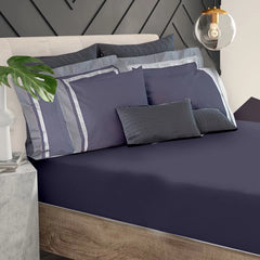 Givi Lulu 2-Piece Single Fitted Sheet Set – Gray & Soft