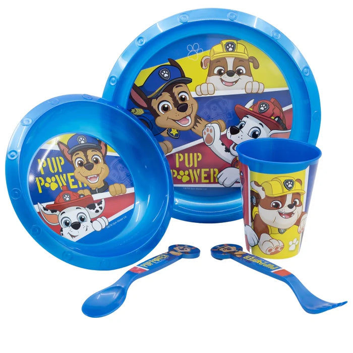 Stor 5 Pcs Paw Patrol Cutlery Set - Fun & Safe for Kids Stor 5 Pcs Paw Patrol Cutlery Set - Fun & Safe for Kids