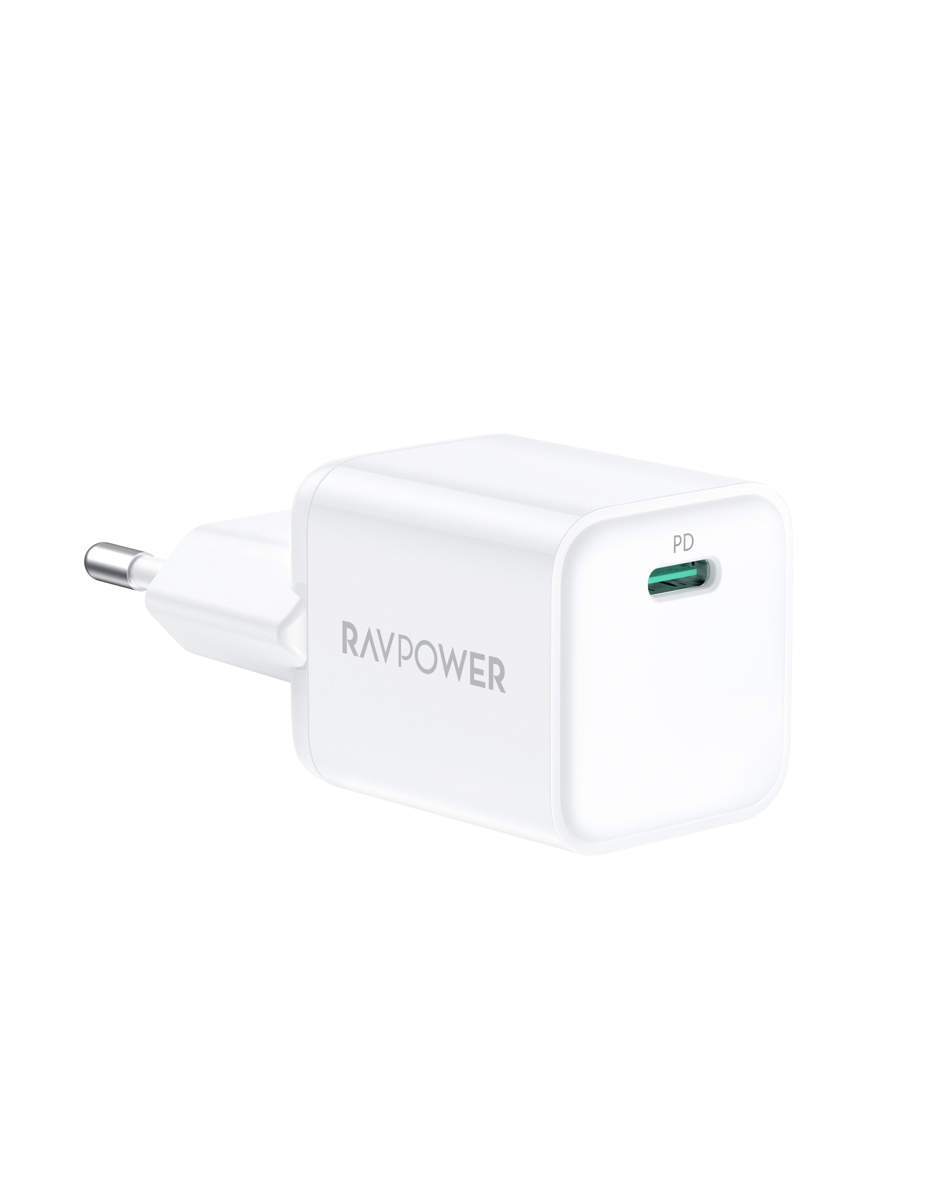 RAVPower PD Pioneer 20W 1-Port Wall Charger /1m USB Cable with Type-C to Lightning Connector