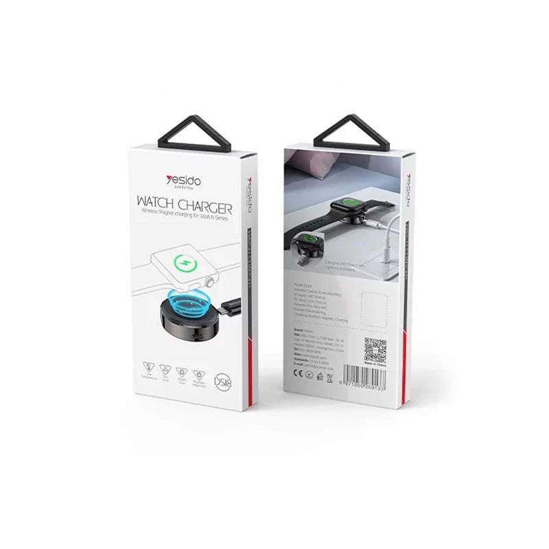 YESIDO DS18 Mini Magnetic Wireless Charger for Apple Watch YESIDO DS18 Mini Magnetic Wireless Charger for Apple Watch