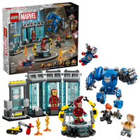 LEGO مارفل - مختبر آيرون مان: قاعة الدروع