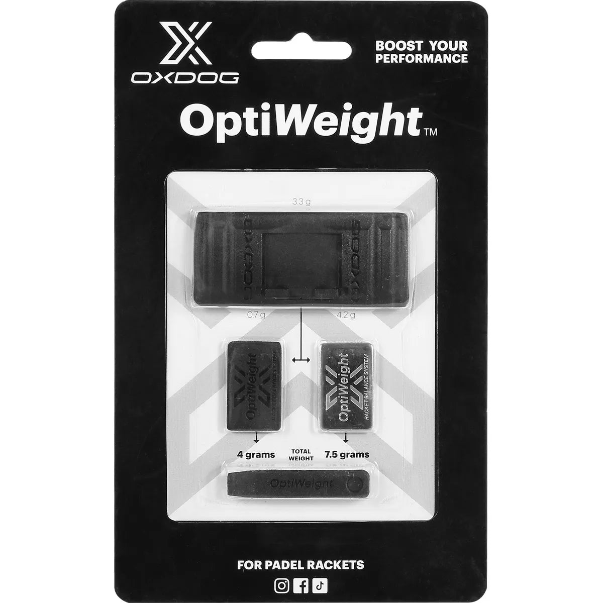 OXDOG OptiWeight Adjustable Racket Balance System OXDOG OptiWeight Adjustable Racket Balance System