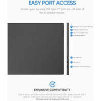 Arzopa A1T Portable Touch Monitor – Power Your Productivity Anywhere!
