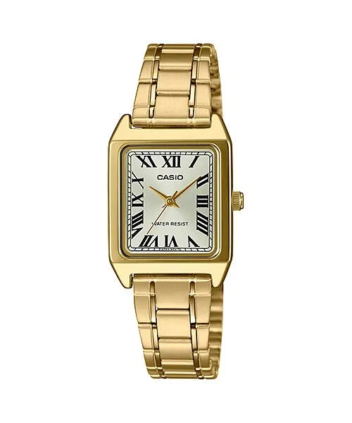 Casio LTP-V007G-9B Women's Rectangular Gold Tone Casio LTP-V007G-9B Women's Rectangular Gold Tone