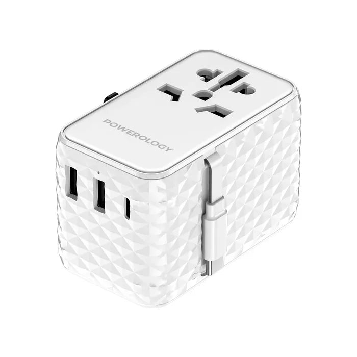 Powerology Universal Adapter PD 20W and 2X USB A 15W Powerology Universal Adapter PD 20W and 2X USB A 15W