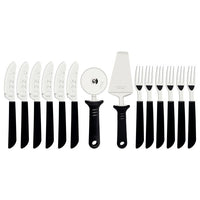 Tramontina 14-Piece Pizza Cutting Set – Black