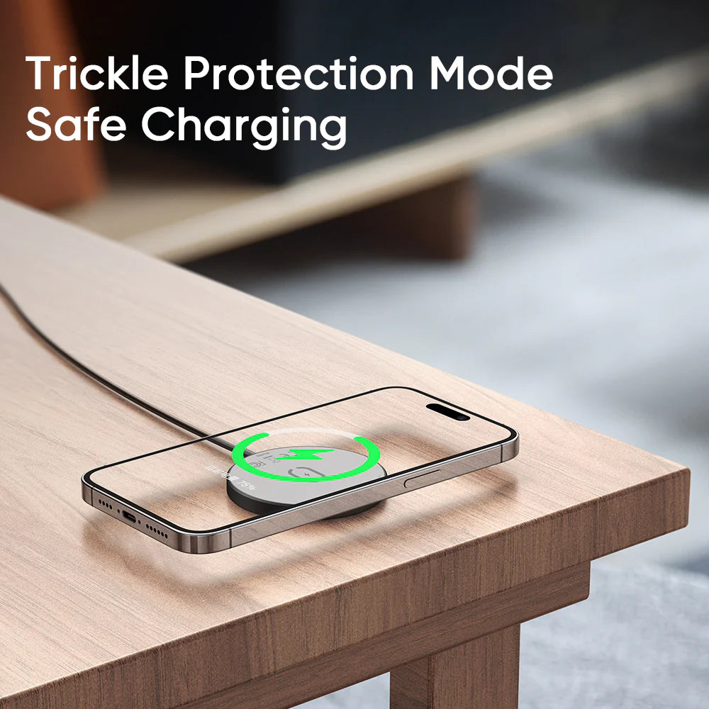 Mcdodo 15W Moon Series Magnetic Fast Wireless Charger - Black Mcdodo 15W Moon Series Magnetic Fast Wireless Charger - Black