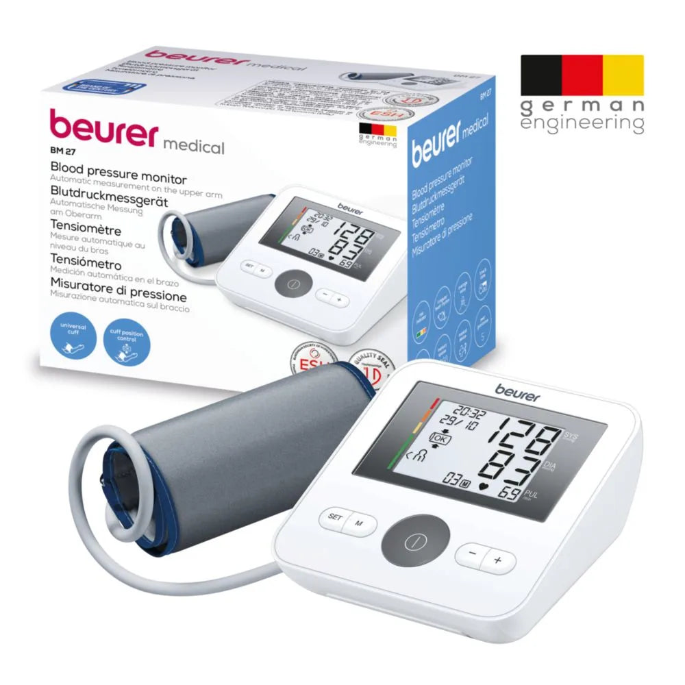 Beurer BM 27 Upper Arm Blood Pressure Monitor with Large Display