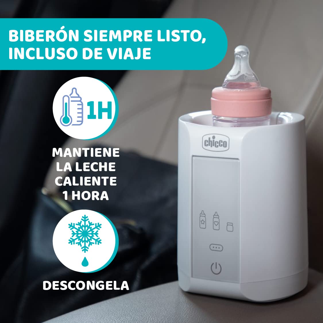 Chicco Travel Bottle Warmer Fast Heating in 4 Minutes Chicco Travel Bottle Warmer Fast Heating in 4 Minutes