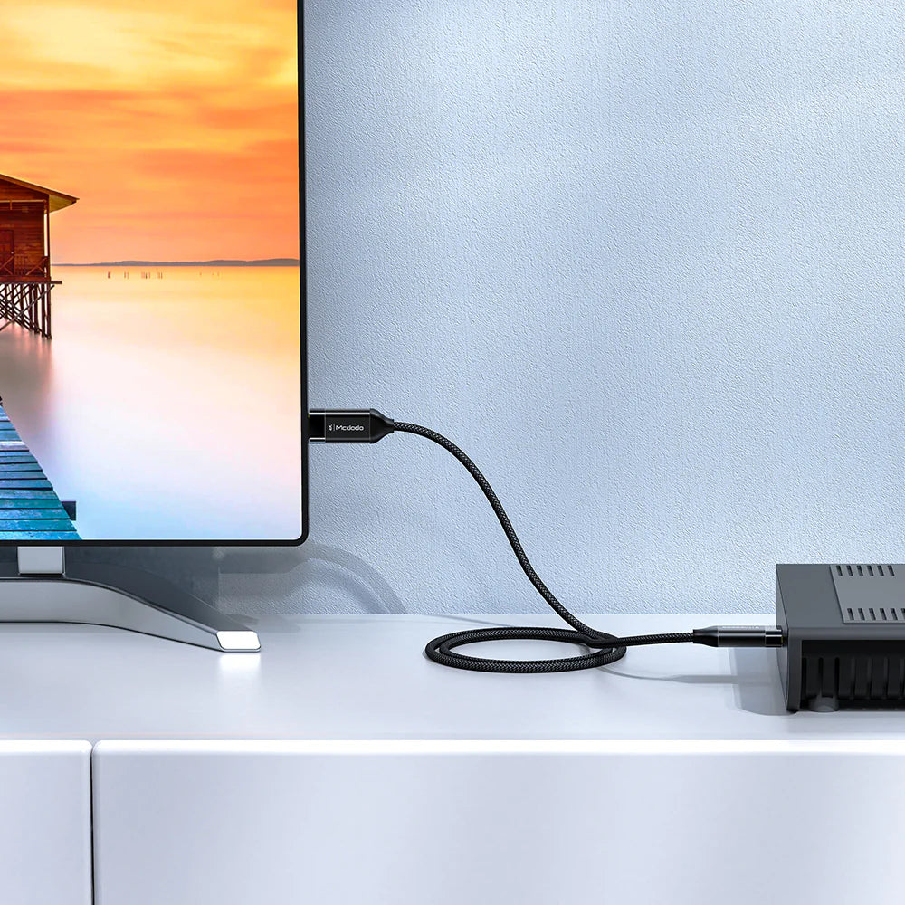 Mcdodo DP to DP Cable 4K HDR High Definition 2m Ultra Clear - Black Mcdodo DP to DP Cable 4K HDR High Definition 2m Ultra Clear - Black