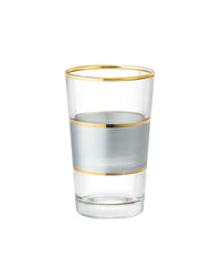 Chapelle - Heike Platinium 4-piece Coffee Side Glasses Set - 100ml - Madame Coco JO