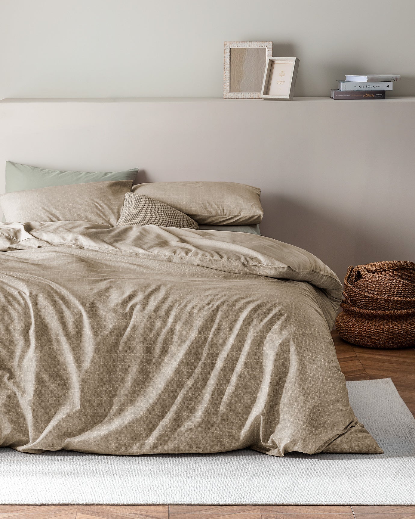 Odette  Double Size Duvet Cover Set - Ranforce Patterned - Madame Coco JO