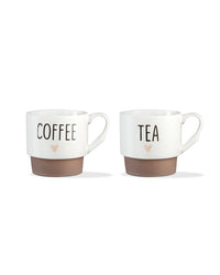 Naturel  2 Pcs Mug Set - Madame Coco JO