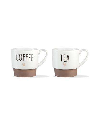 Naturel  2 Pcs Mug Set - Madame Coco JO