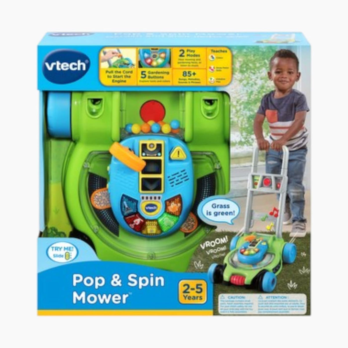 VTech Pop & Spin Mower Toy