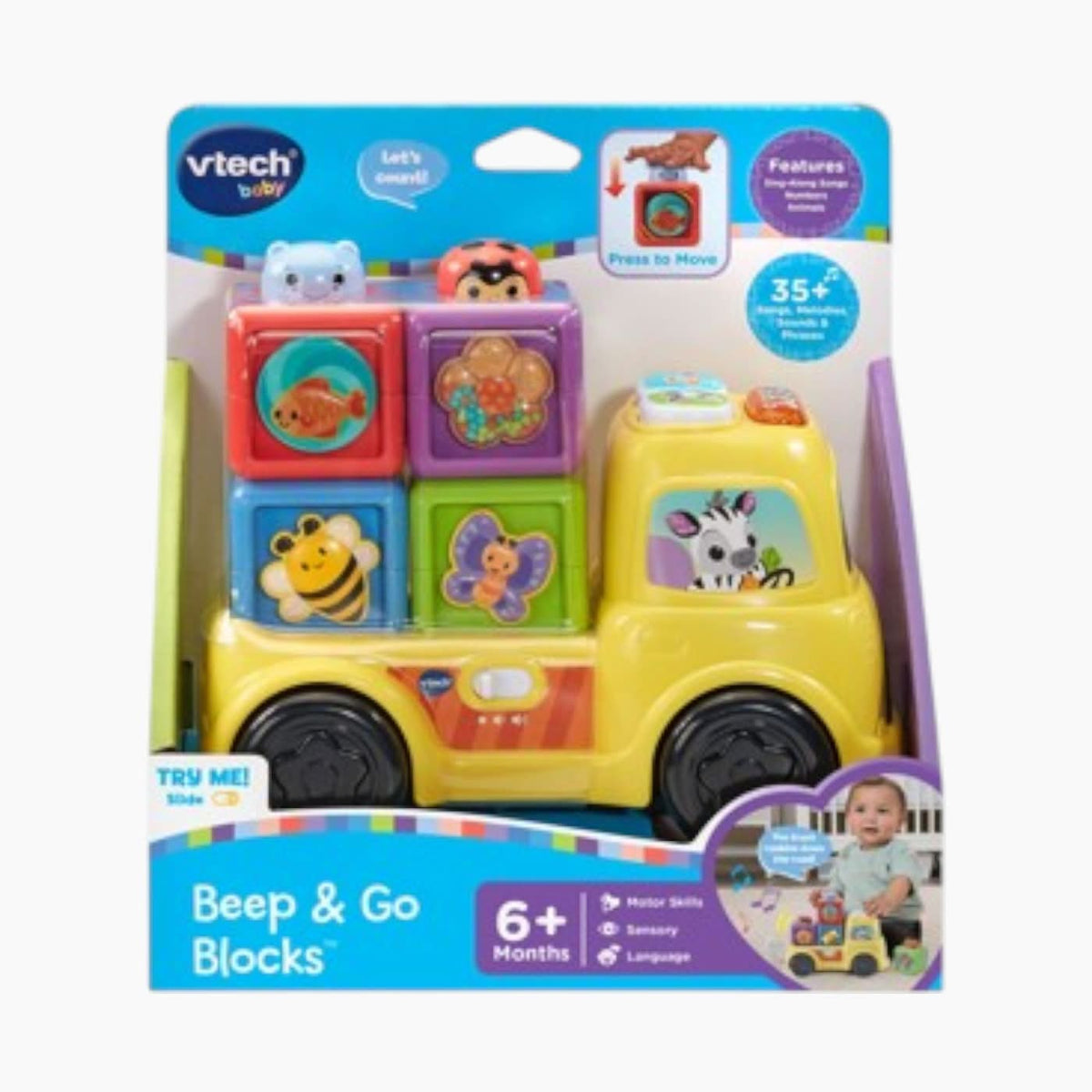 VTech Beep & Go Blocks Toy Truck