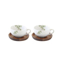 Easy Life Natura 4-Piece 120ml Coffee Cup Set – Elegant