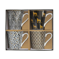 Easy Life Savana 4-Piece 300ml Glass Set – Multicolor