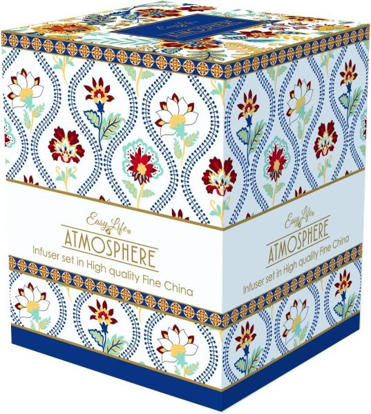 Easy Life 350ml Mug Set with Infuser & Lid – Multi Colors