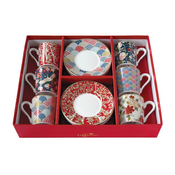 Easy Life Okinawa 12-Piece 100ml Coffee Cup Set – Elegant Easy Life Okinawa 12-Piece 100ml Coffee Cup Set – Elegant