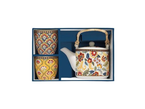 Easy Life Paisley Abundance Tea Set - Multicolor