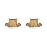 Easy Life Tree of Life 4-Piece 75ml Coffee Cup Set