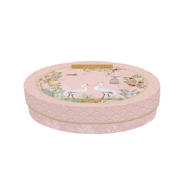 Easy Life Jardin De Reves Dessert Plates Set 19cm - Multicolor