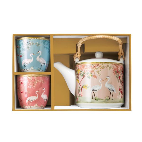 Easy Life Jardin De Reves Tea Set - Multicolor