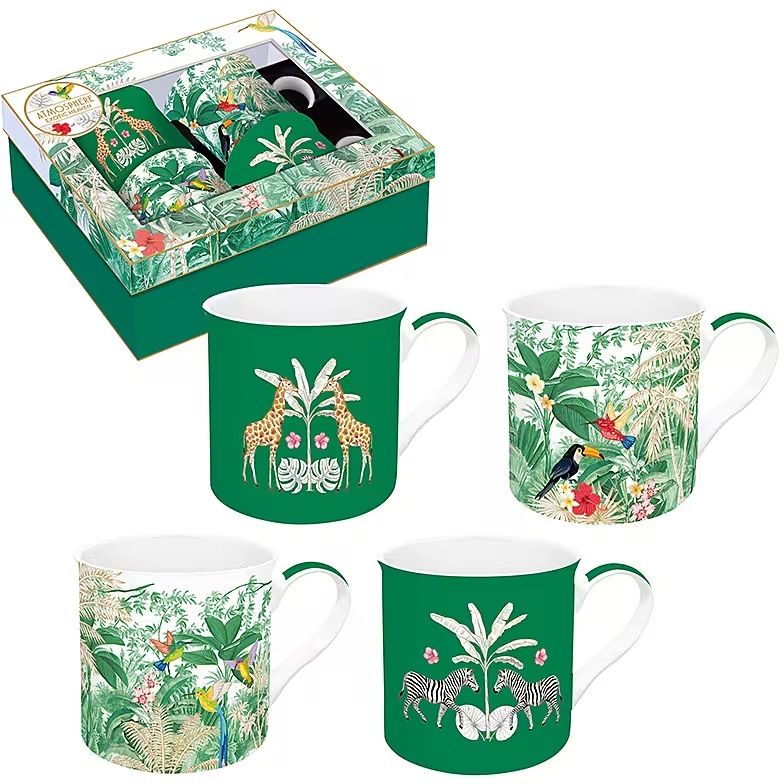 Easy Life Exotic Heaven 4-Piece Glass Set 300ml - Multicolor