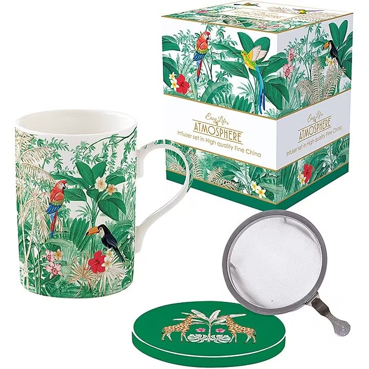 Easy Life Exotic Heaven 350ml Cup with Infuser & Lid Easy Life Exotic Heaven 350ml Cup with Infuser & Lid