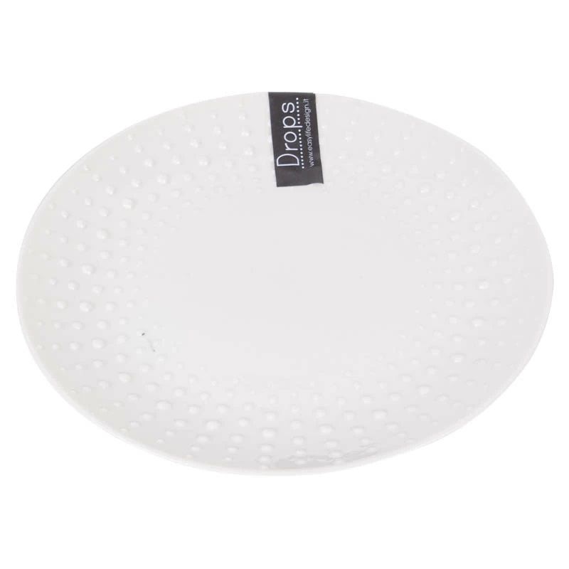 Easy Life Drops Side Plate – White Easy Life Drops Side Plate – White
