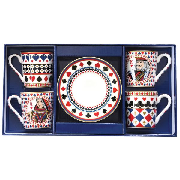 Easy Life Casino Royale 8-Piece Coffee Cup Set 100ml