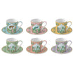 Easy Life Paradise Sauvage 12-Piece Coffee Set – Multicolored