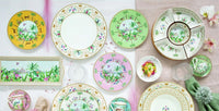 Easy Life Paradise Sauvage 4-Piece Dessert Plate Set – Multicolored