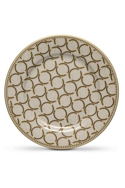 Easy Life Deco Side Plate 19.5cm – Gold & White
