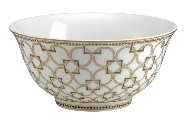 زبدية 15 سم من Easy Life Deco – ذهبي وأبيض فاخر زبدية 15 سم من Easy Life Deco – ذهبي وأبيض فاخر