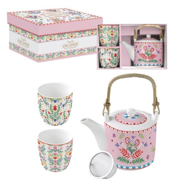 Easy Life Spring Folk Tea Set - Multicolor Easy Life Spring Folk Tea Set - Multicolor