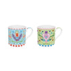 Easy Life Spring Folk 2 Cups Set 300ml - Multicolor
