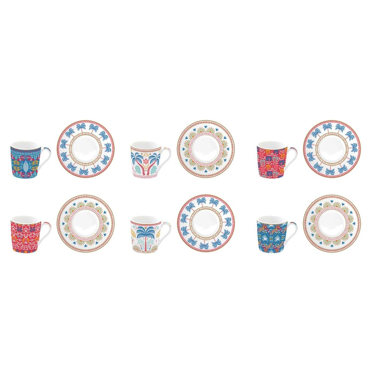 Easy Life Tropical Groovy 350ml Mug Set with Infuser & Lid