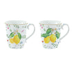 طقم كوبين 275 مل Easy Life Fleurs et Citrons – ألوان متعددة