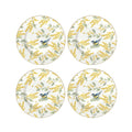 Easy Life Mimosa 4 Dessert Plates 19cm - Multi Colors