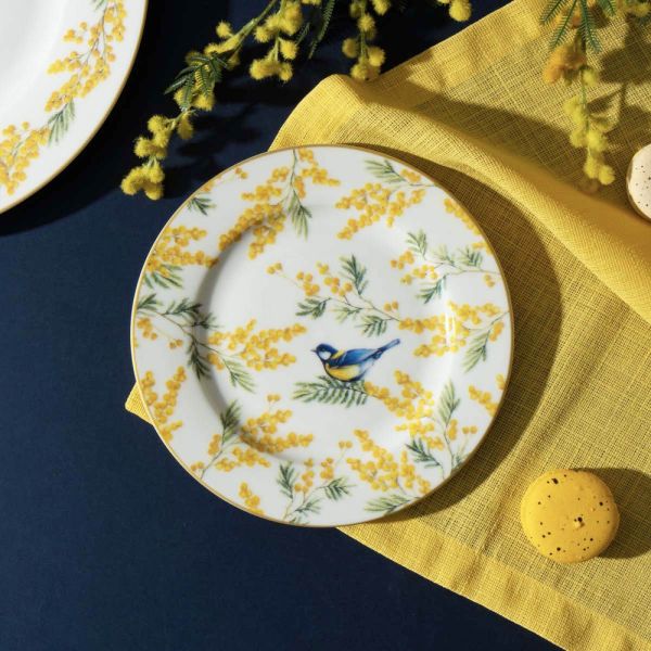 Easy Life Mimosa 4 Dessert Plates 19cm - Multi Colors Easy Life Mimosa 4 Dessert Plates 19cm - Multi Colors