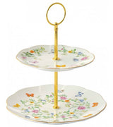 Easy Life Dancing Butterflies 2-Tier Cake Stand - Multicolor
