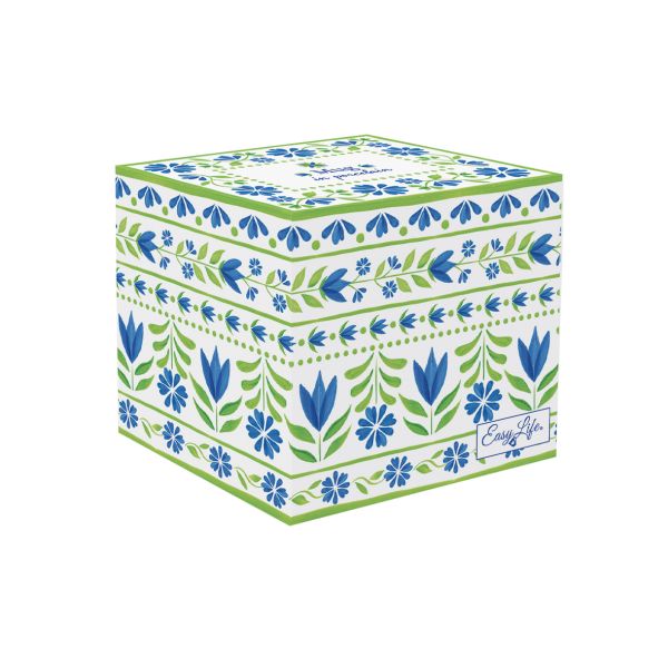 كوب 350 مل من Easy Life Flowers Garden - أزرق وأخضر