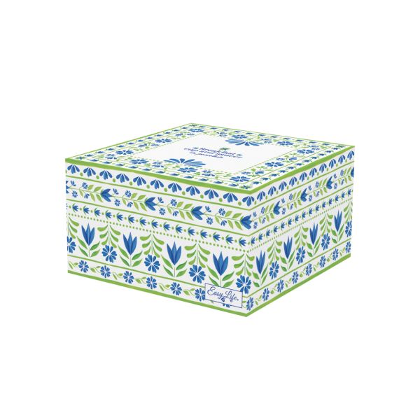 طقم فنجان شاي وصحن 370 مل من Easy Life Flowers Garden