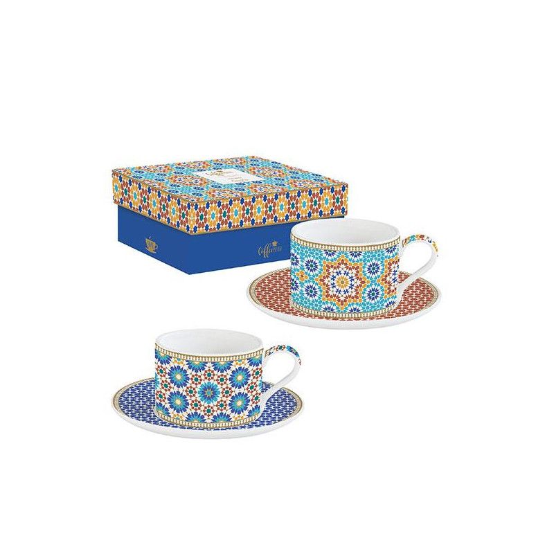 Easy Life Marrakech Tea Cups Set 4pcs 240ml – Multicolor Easy Life Marrakech Tea Cups Set 4pcs 240ml – Multicolor