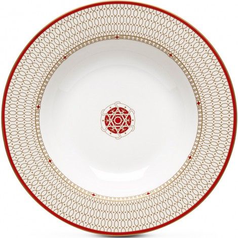 Easy Life Kashmir 21.5cm Soup Bowl – Red