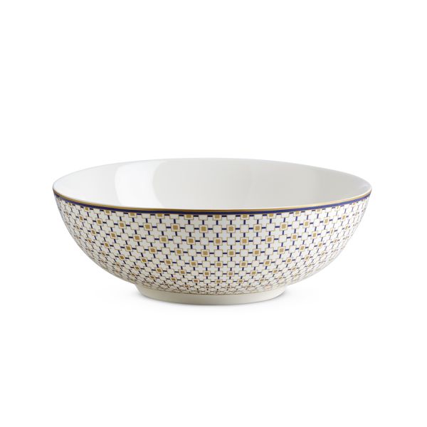 Easy Life Charles Bowl 23cm – Blue & Gold Elegant
